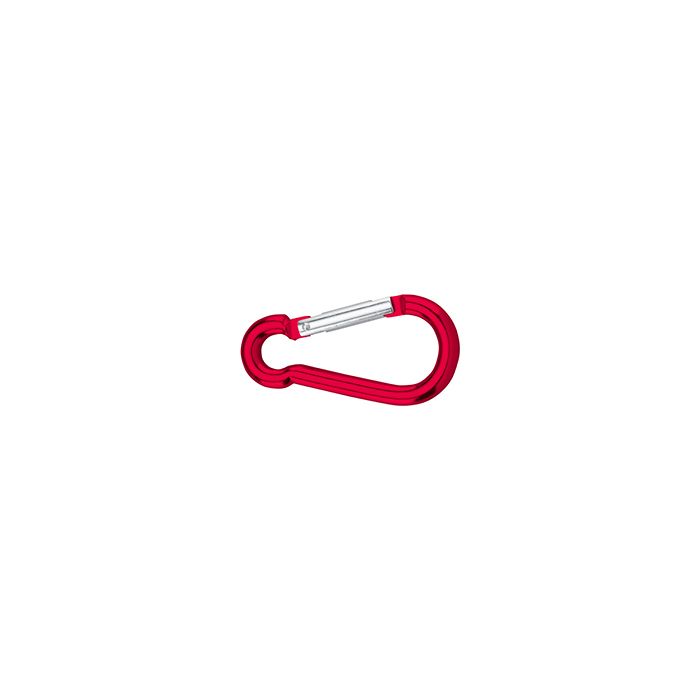 Carabina aluminiu eloxat, 6 x 60 mm, rosu