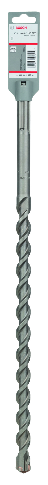 Burghiu SDS-Max-4 Bosch; 22 x 400/520 mm