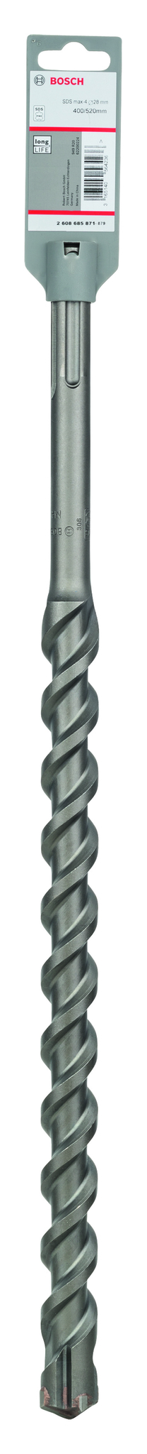 Burghiu SDS-Max-4 Bosch; 28 x 400/520 mm