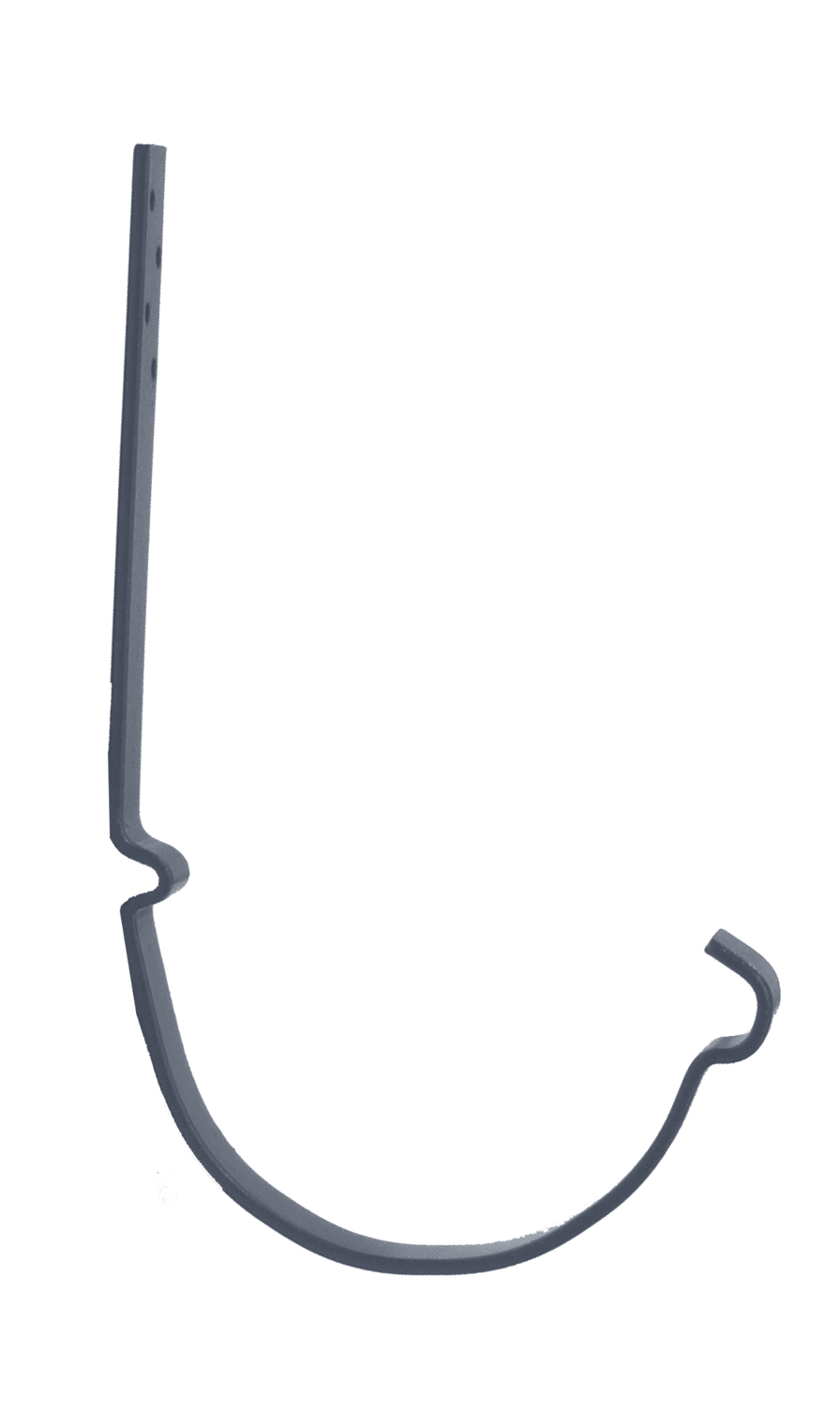 Carlig jgheab L 0.20 m, D 150 mm, gri Bravo