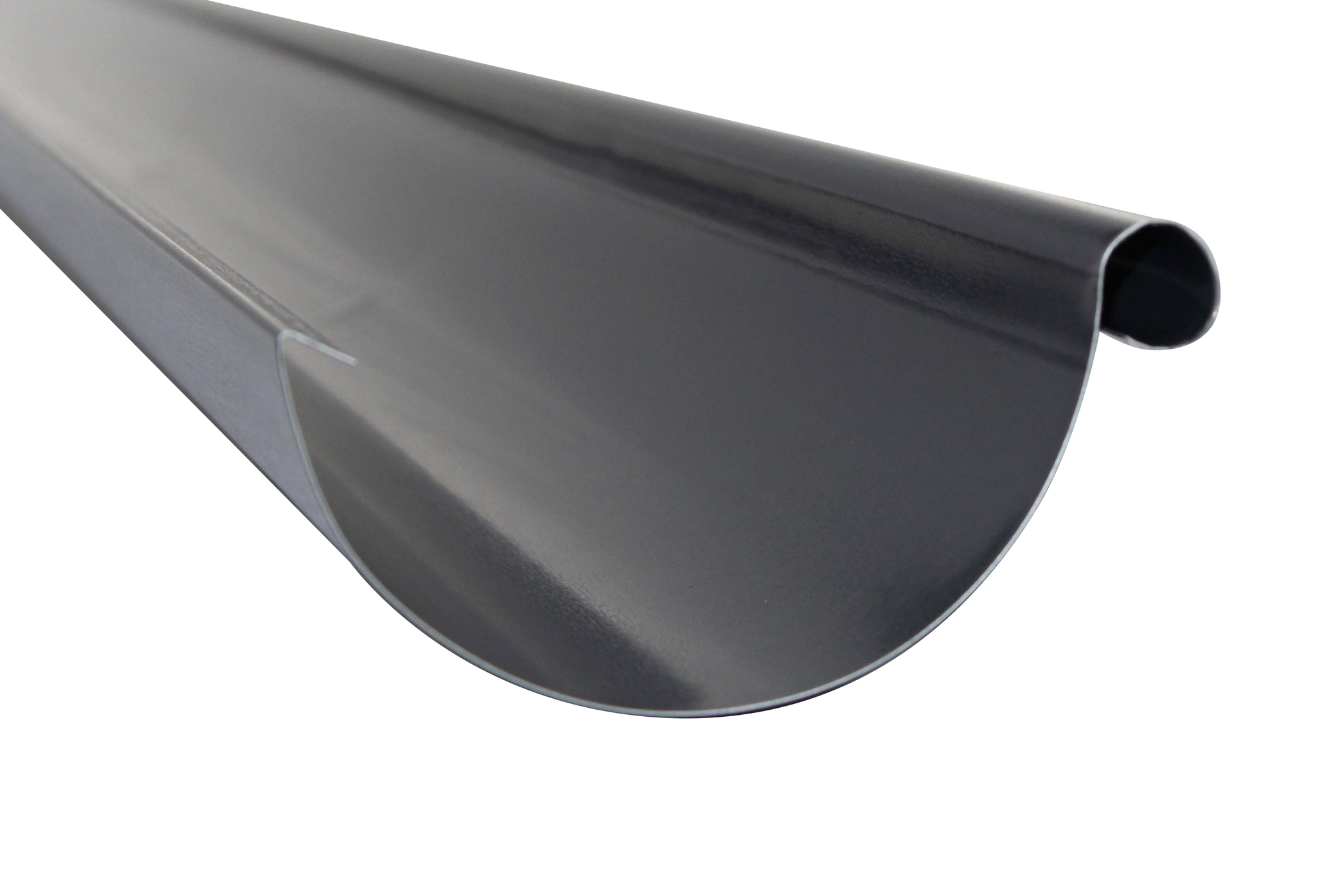 Jgheab l3m d125mm, gri  Bravo