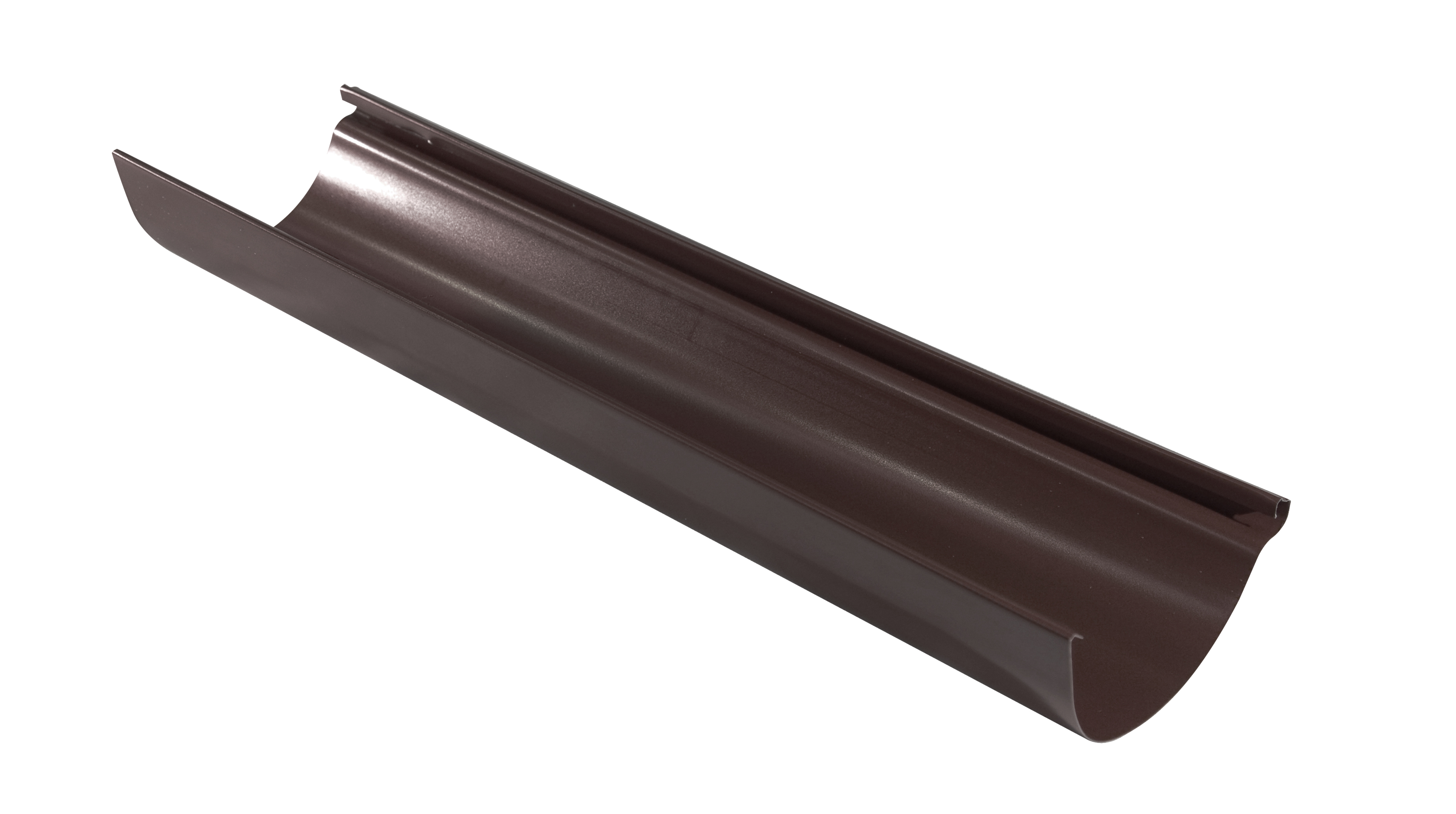 Jgheab L 3 m, D 150 mm, maro inchis  Bravo