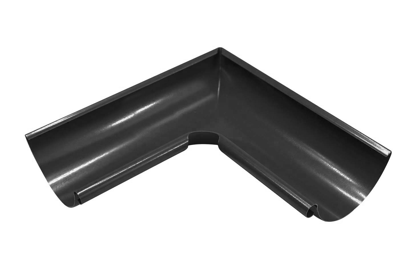 Coltar interior 90 grade, D 125 mm, gri Bravo