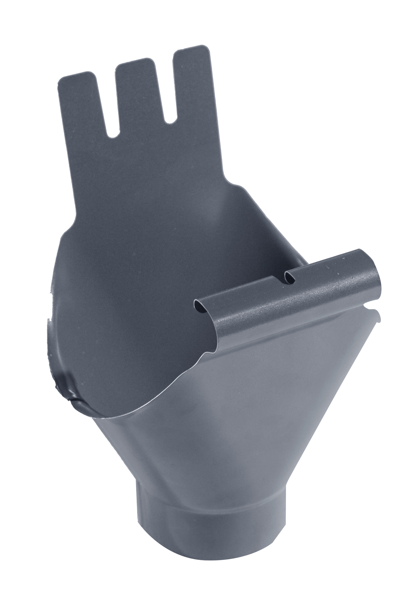 Racord jgheab burlan d150 90mm, gri Bravo