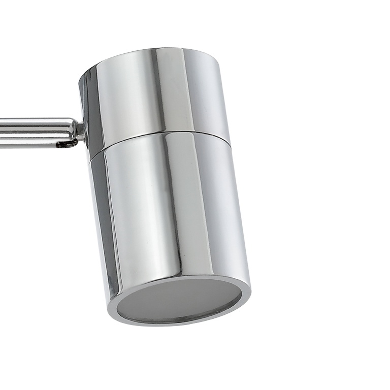 Spot GOODHOME Tellot, 5W, IP44, argintiu