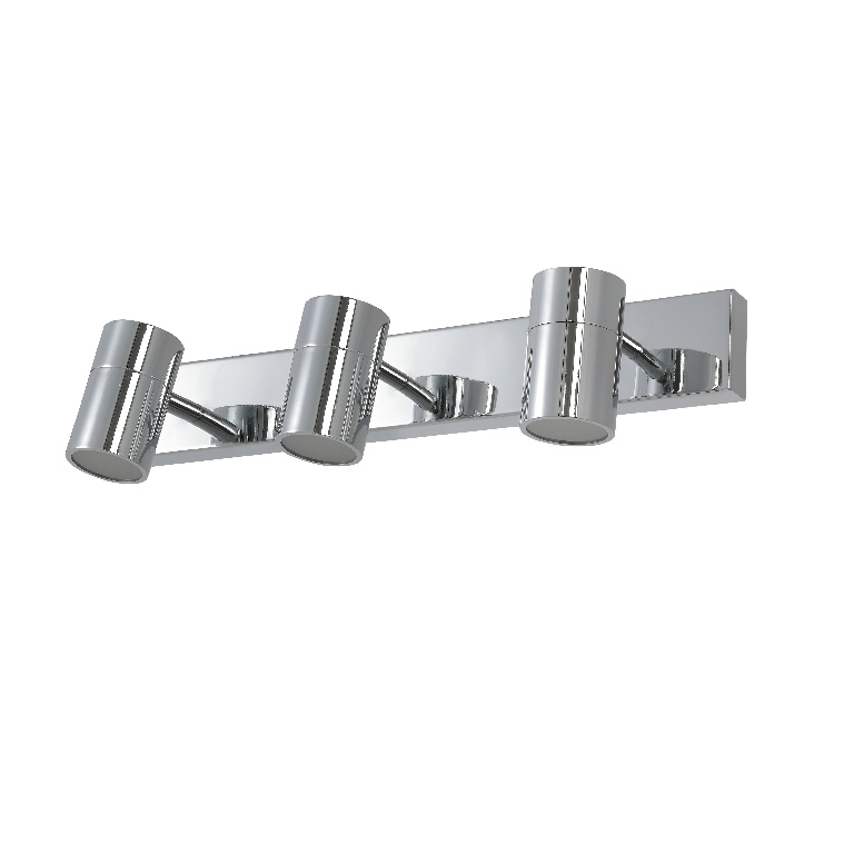 Spot GOODHOME Tellot, 3 x 5W, IP44, argintiu