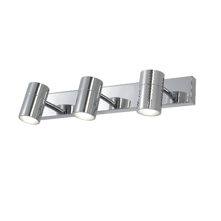 Spot GOODHOME Tellot, 3 x 5W, IP44, argintiu