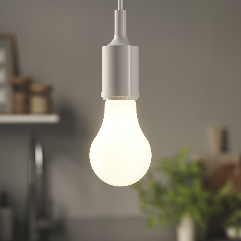 Set 3 becuri LED, E27, sticla, 2700 K, 100 W  Diall