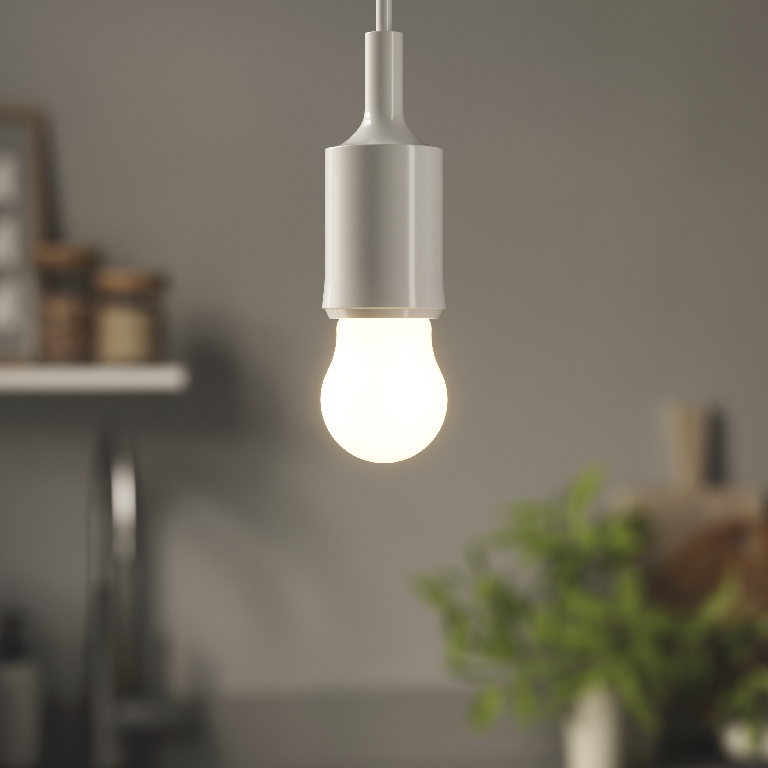 Set 3 becuri LED DIALL, E27, 3.4W, 470lm, 4000K