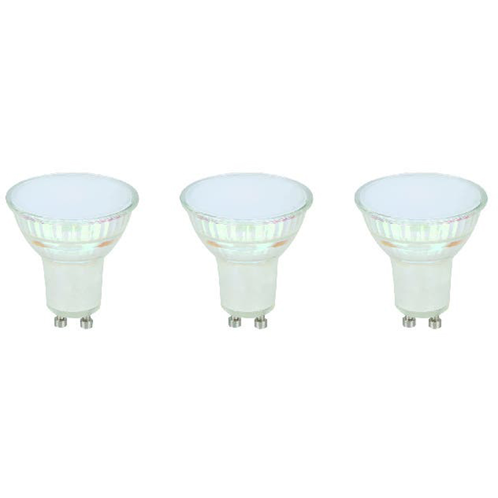 Set 3 becuri LED DIALL, GU10, 4.8W, 450lm, 4000K