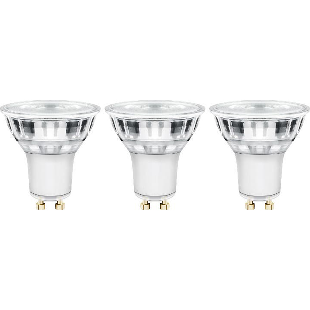 Set 3 becuri LED DIALL, GU10, 3.6W, 345lm, 4000K
