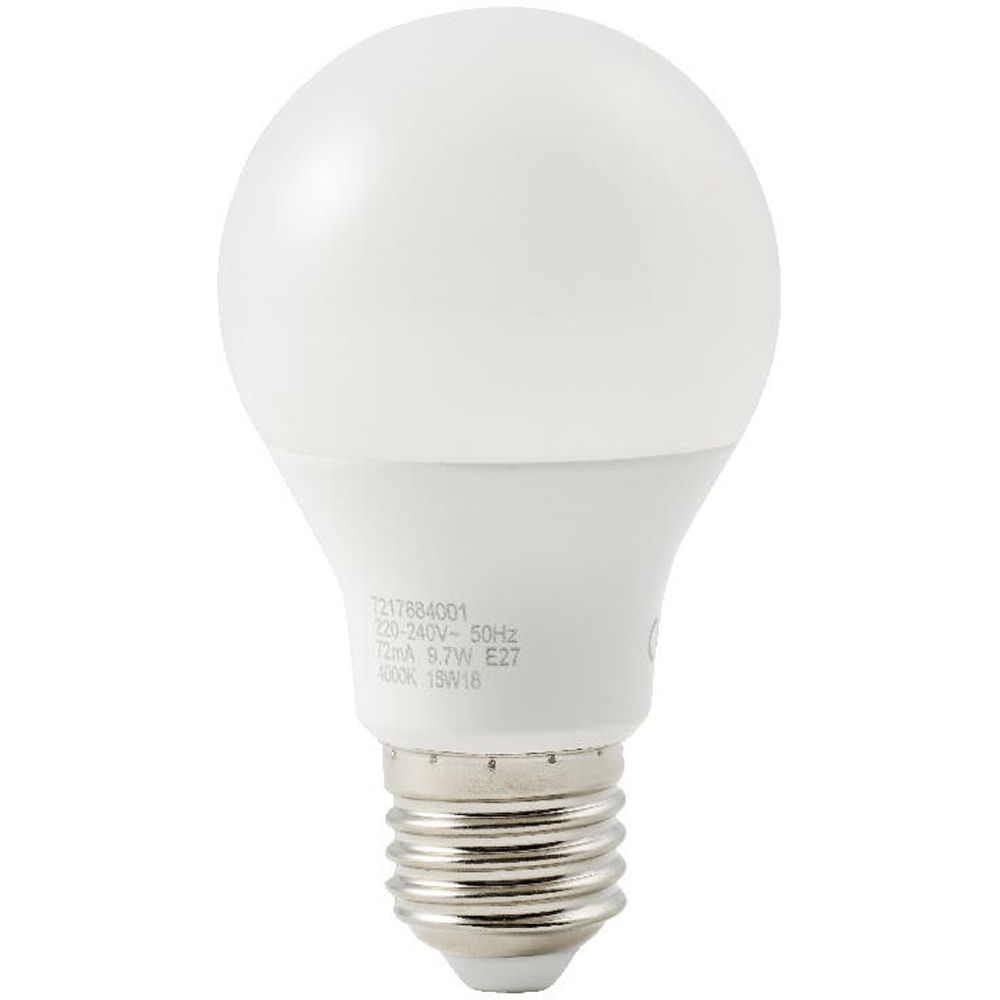 Set 3 becuri LED A60 DIALL, E27, 7.3W, 806lm, 4000K