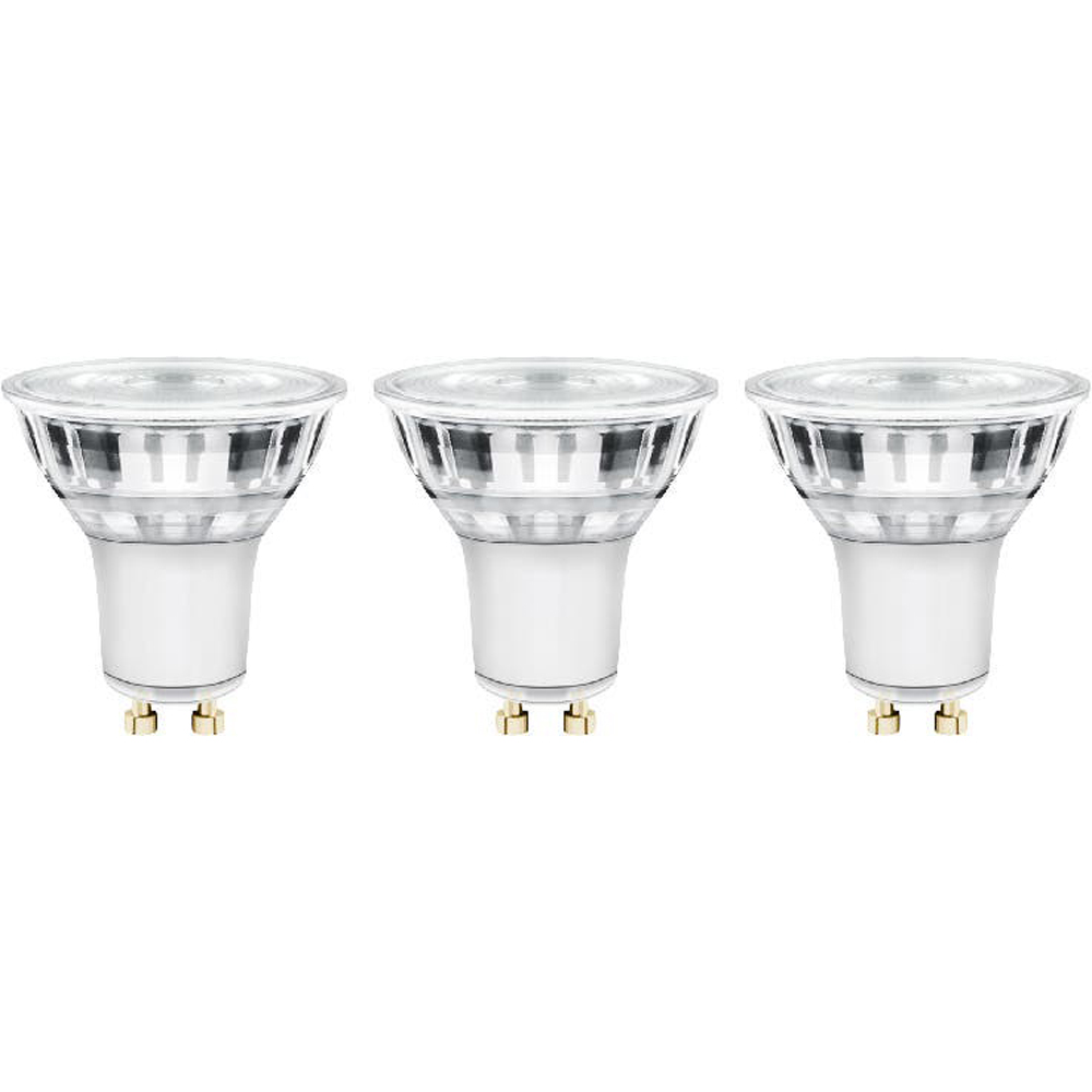 Set 3 becuri LED DIALL, 2.4W, GU10, 230lm, 4000K