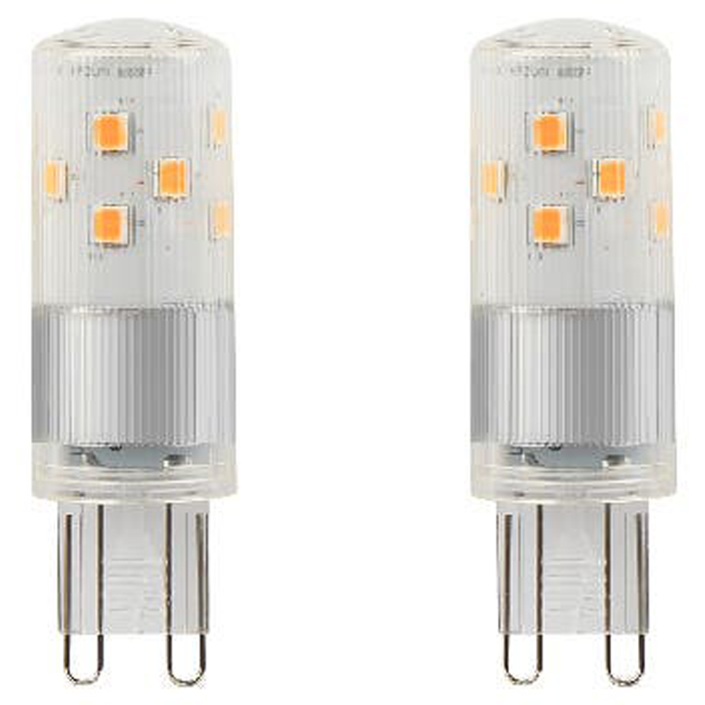Set 2 becuri LED DIALL, G9, 3.8W, 2700K