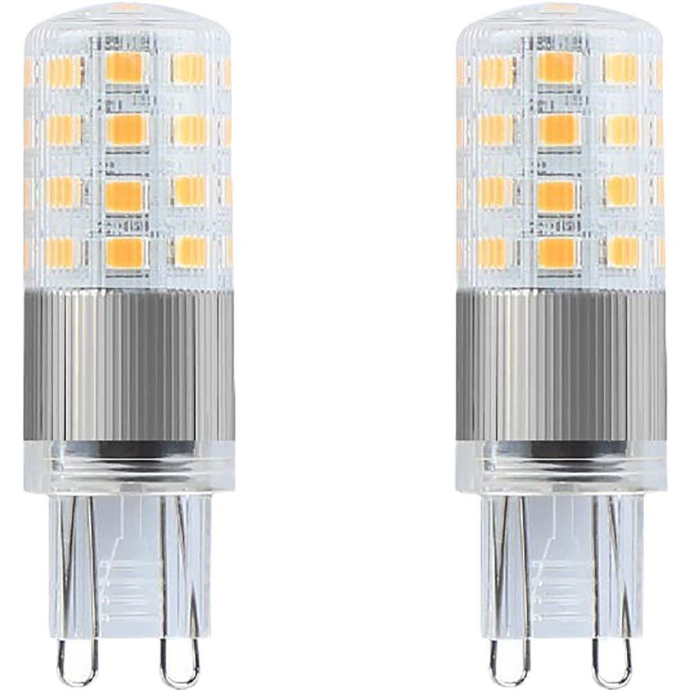 Set 2 becuri LED DIALL, G9, 4W, 3000K, lumina calda