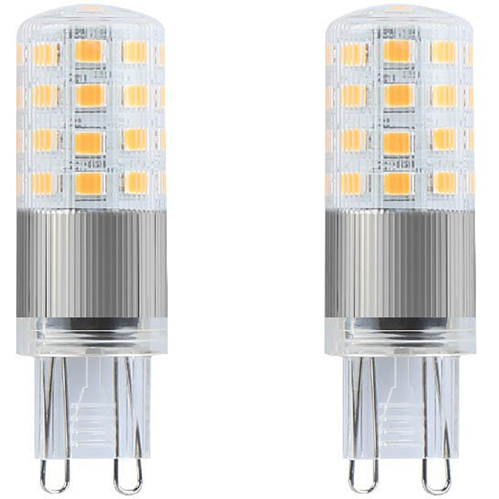 Set 2 becuri LED DIALL, G9, 4W, 3000K