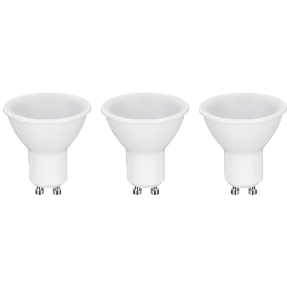 Set 3 becuri LED DIALL, GU10, 4.5W, 4000K