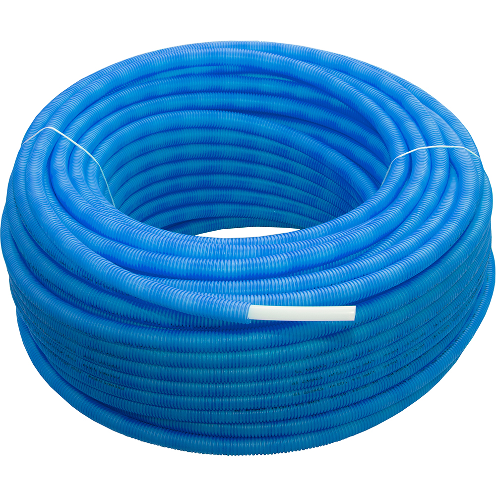 Teava SANICA PEX B, D16, protectie albastra, lungime 100 m