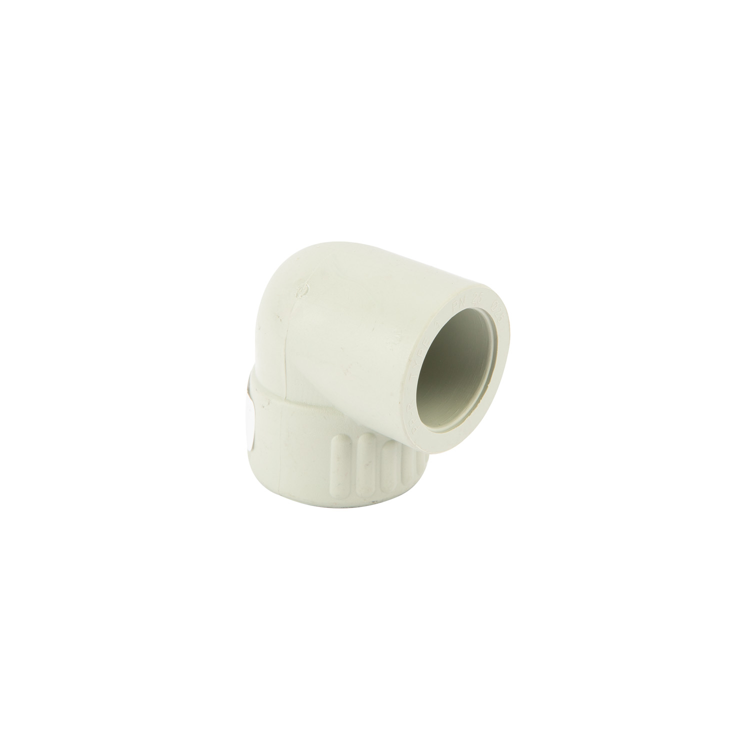 Cot PPR, gri, 25 mm, racord 1/2, filet interior