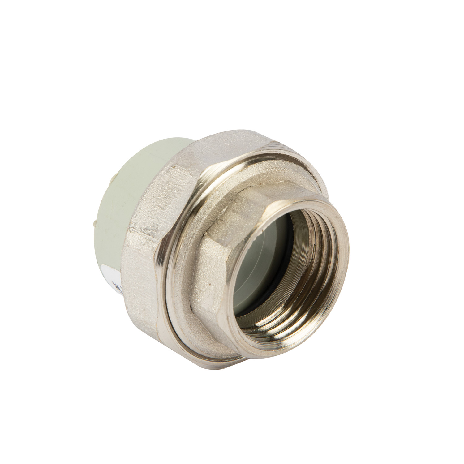 Racord olandez, PPR, gri, metalic, 32 mm, racord 1, filet interior