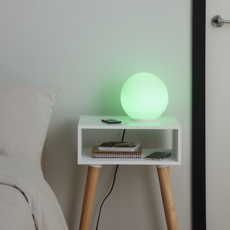 Veioza GOODHOME, 4.5W, LED incorporat, 300lm, alb