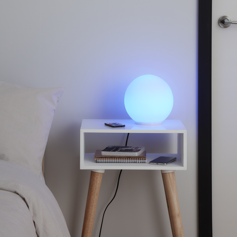 Veioza GOODHOME, 4.5W, LED incorporat, 300lm, alb