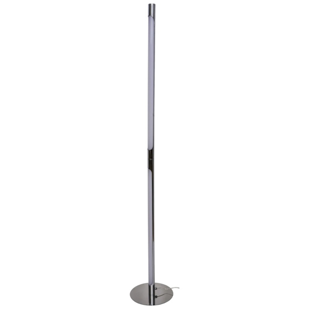 Lampadar LED Eucrite GOODHOME, 136 cm, 26W, 1900lm, IP20, 3000K, argintiu