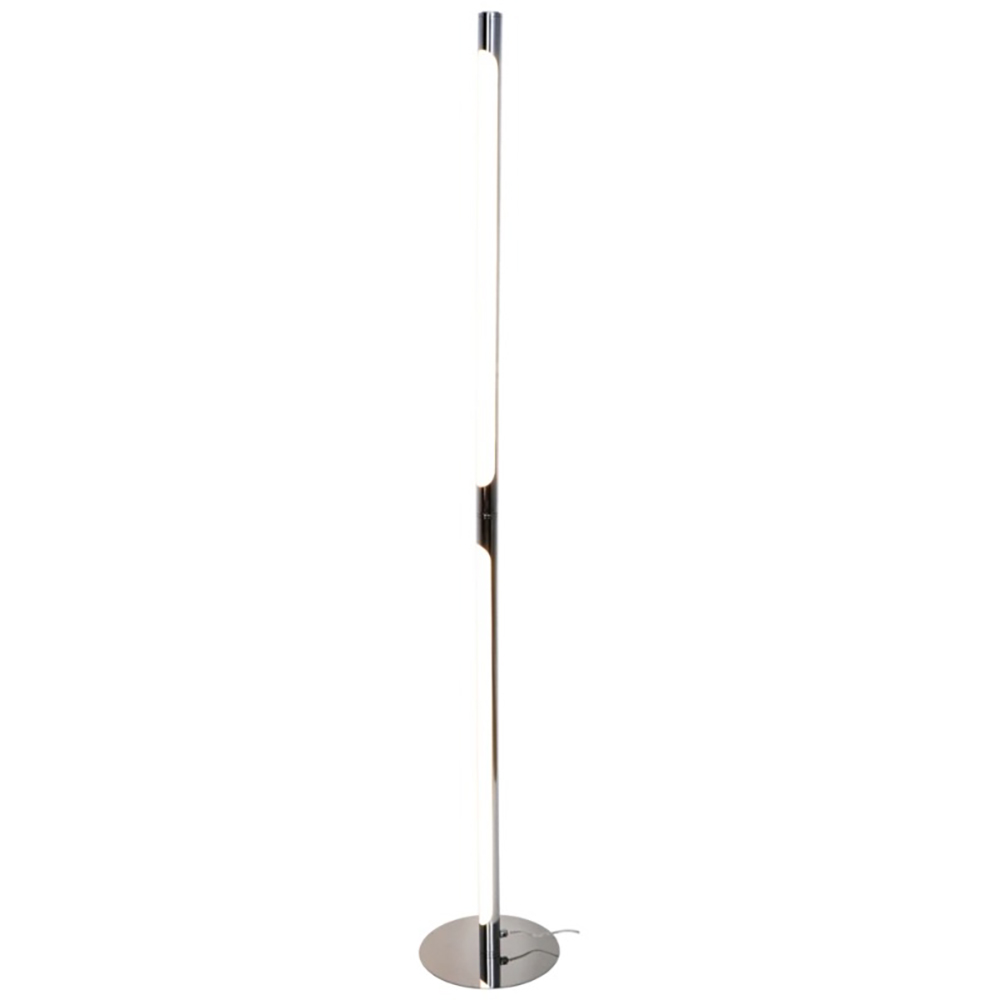 Lampadar LED Eucrite GOODHOME, 136 cm, 26W, 1900lm, IP20, 3000K, argintiu