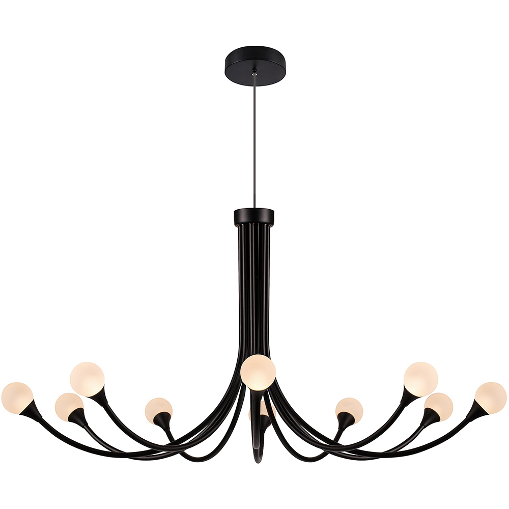 Lustra GOODHOME Kirindy, 19.5W, LED, negru