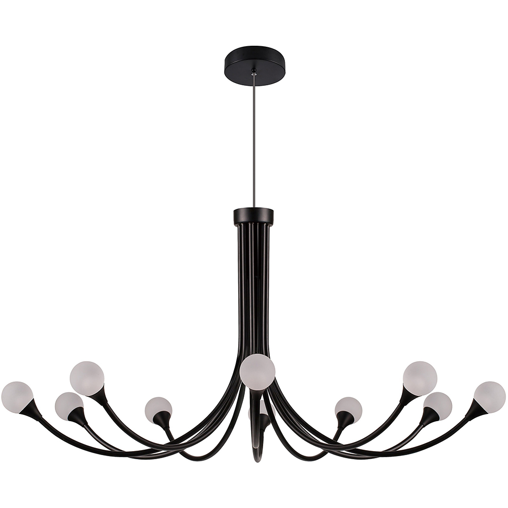 Lustra GOODHOME Kirindy, 19.5W, LED, negru