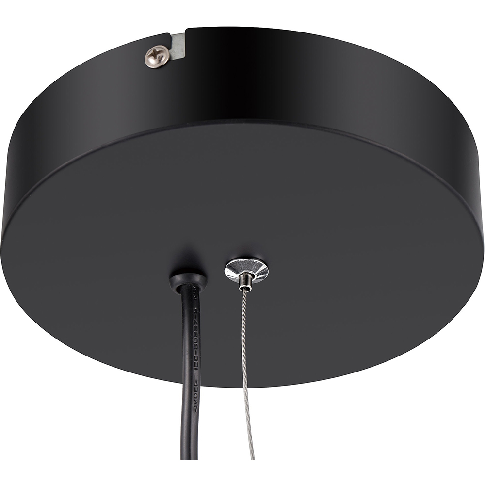 Lustra GOODHOME Kirindy, 19.5W, LED, negru