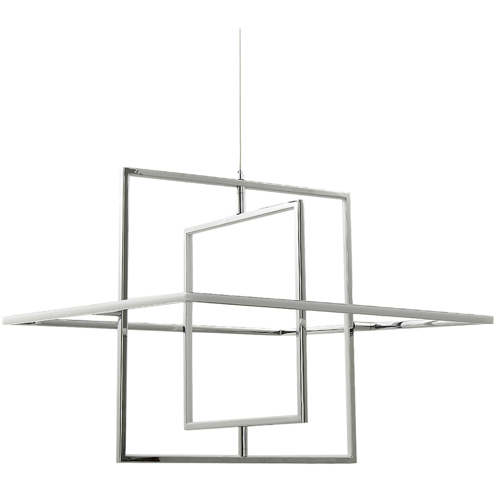 Pendul GOODHOME Kohmani, 30W, LED, argintiu