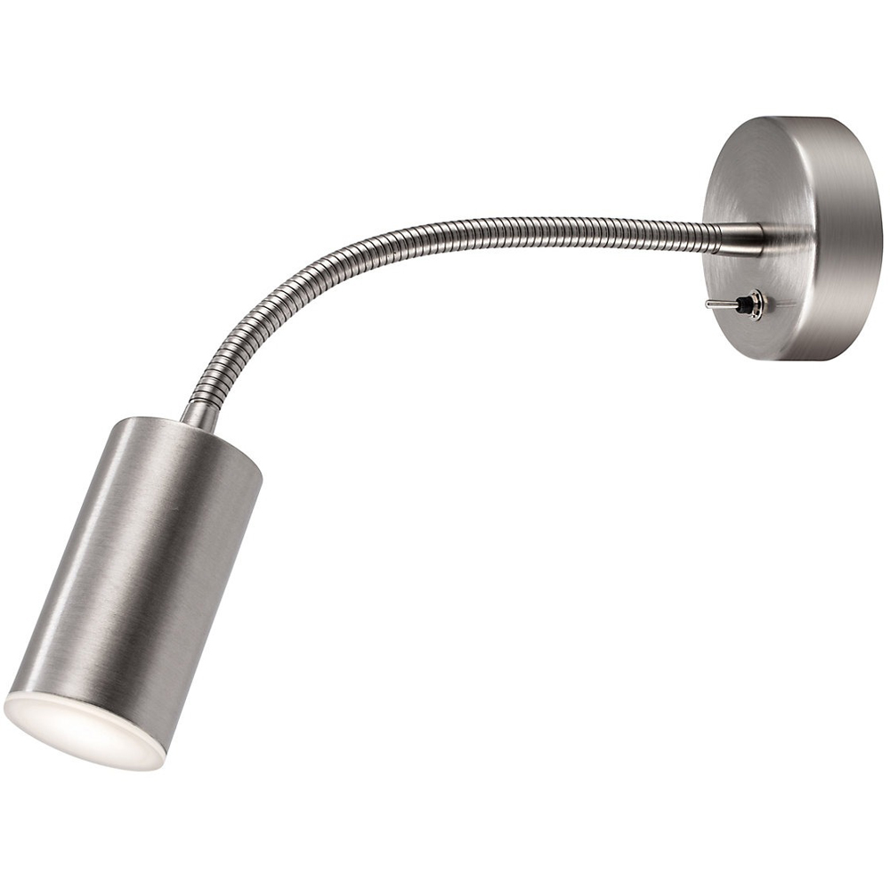 Aplica decorativa Lignit GoodHome, LED integrat, 3.5 W, 220 lm, corp metalic, argintiu