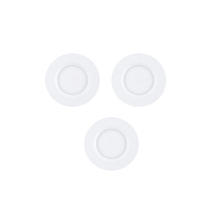 Set 3 spoturi LED COLOURS Thorold, diametru 6.1W, 500lm, 4000K, alb