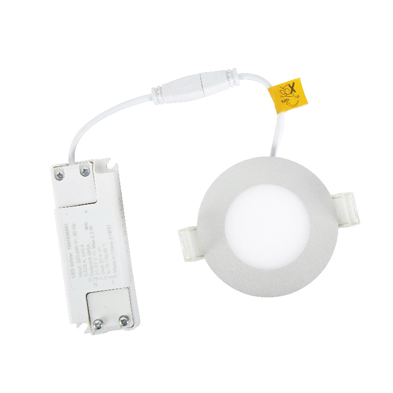 Set 3 spoturi LED COLOURS Maia, 2.8W, 210lm, 4000K, argintiu