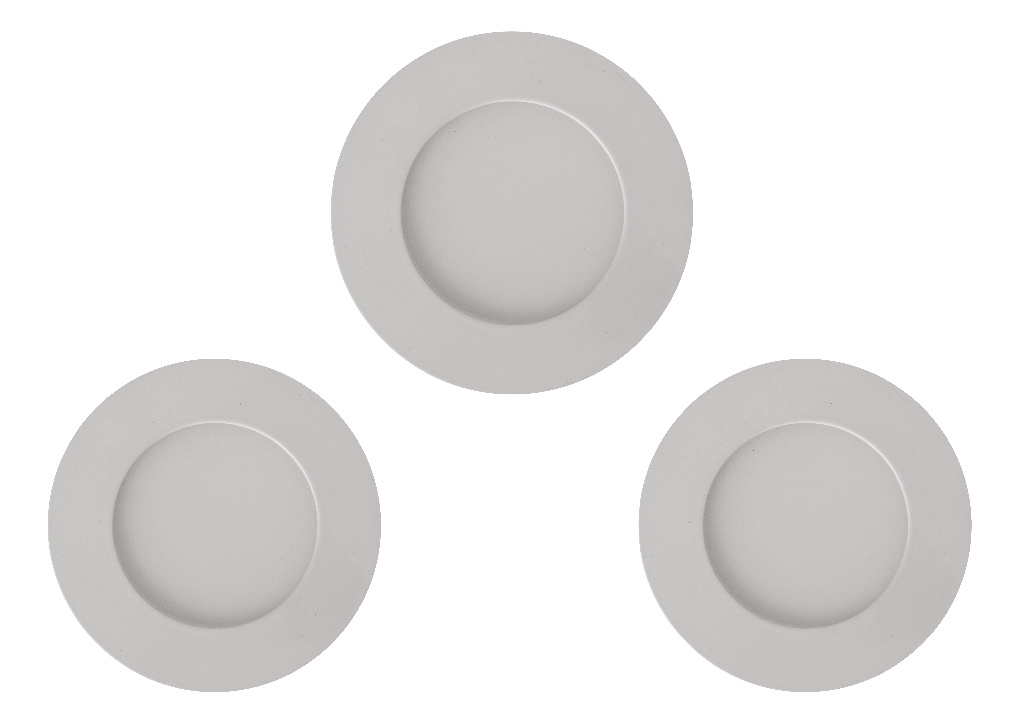 Set 3 spoturi LED incastrate COLOURS Maia, 2.8W, 210lm, alb