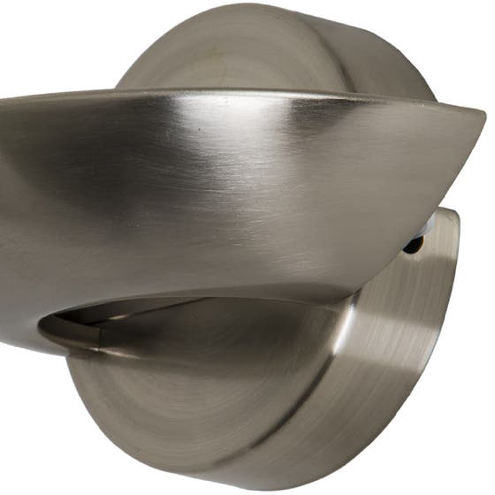 Aplica de perete Wuzit GoodHome, LED integrat, 4 W, 300 lm, argintiu