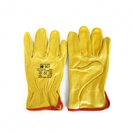 Manusi Drive, piele DCT, marimea 10, galbene  Dalgeco