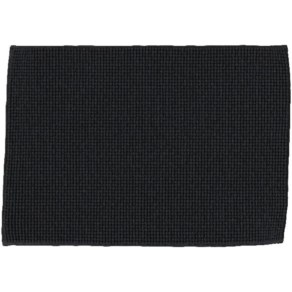 Covoras baie GOODHOME Kina 101162983, 50 x 70 cm, negru