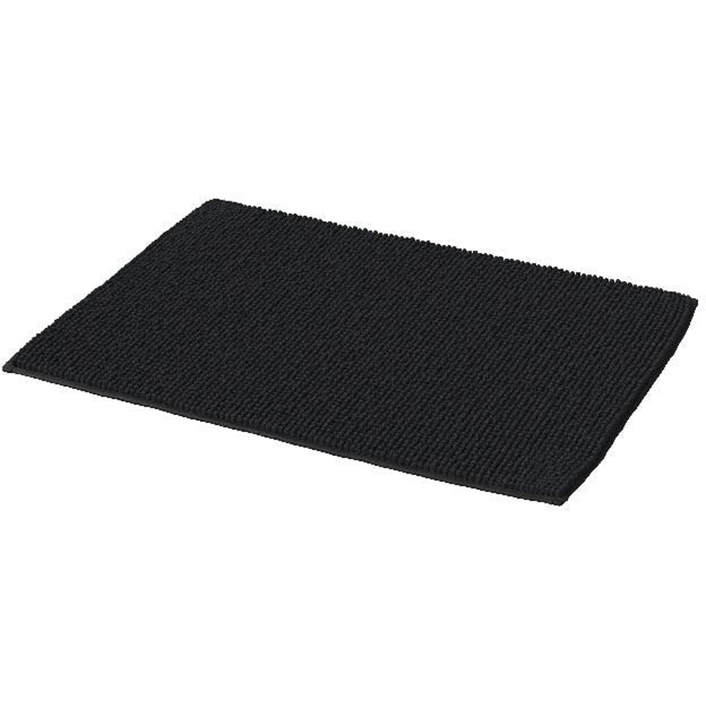 Covoras baie GOODHOME Kina 101162983, 50 x 70 cm, negru