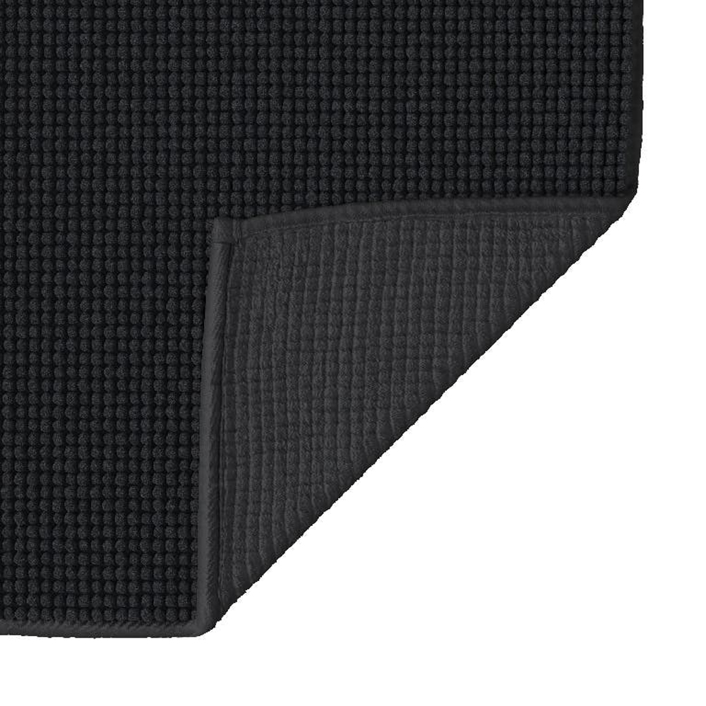 Covoras baie GOODHOME Kina 101162983, 50 x 70 cm, negru