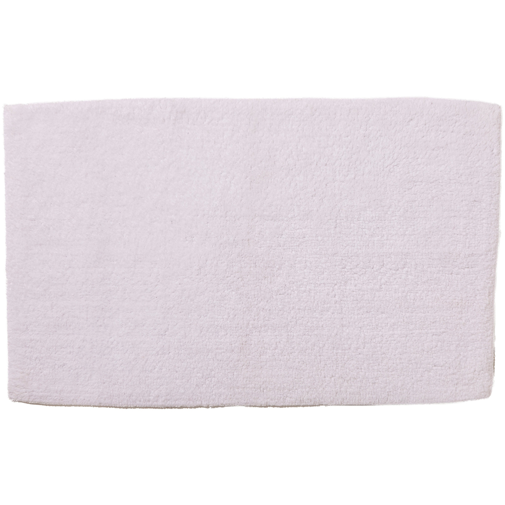 Covoras baie Koros GoodHome, 80 x 50 cm, alb