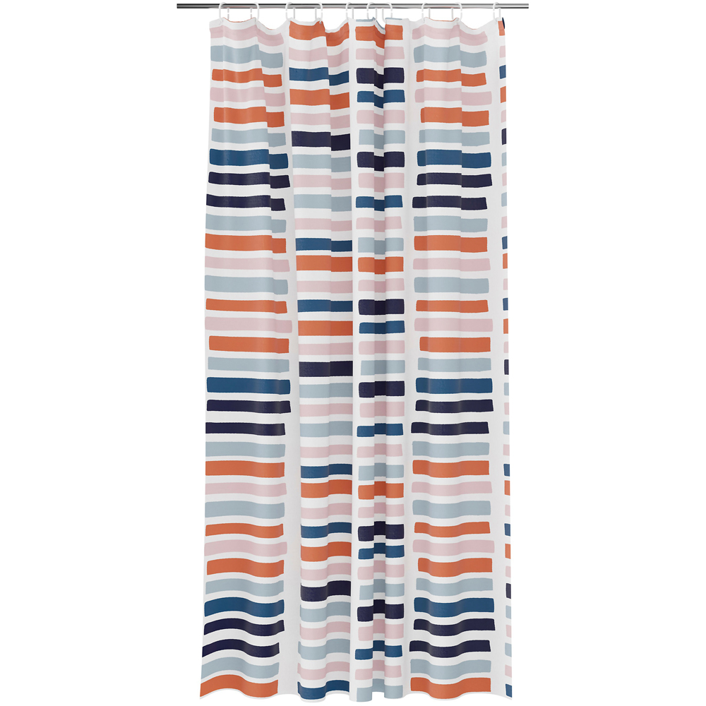 Perdea dus Kina GoodHome, poliester, 180x200 cm, multicolor