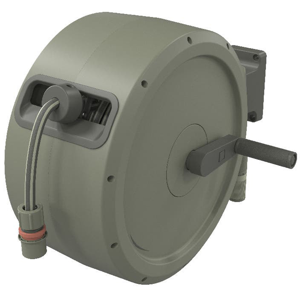 Derulator manual de perete cu furtun gradina Verve, 25m