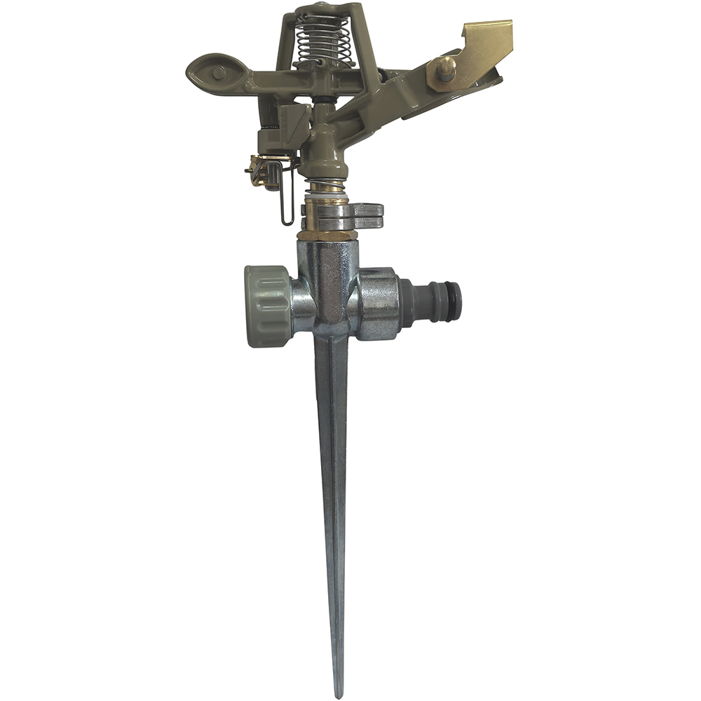 Aspersor pulsator cu tarus VERVE, 320 mp, gri
