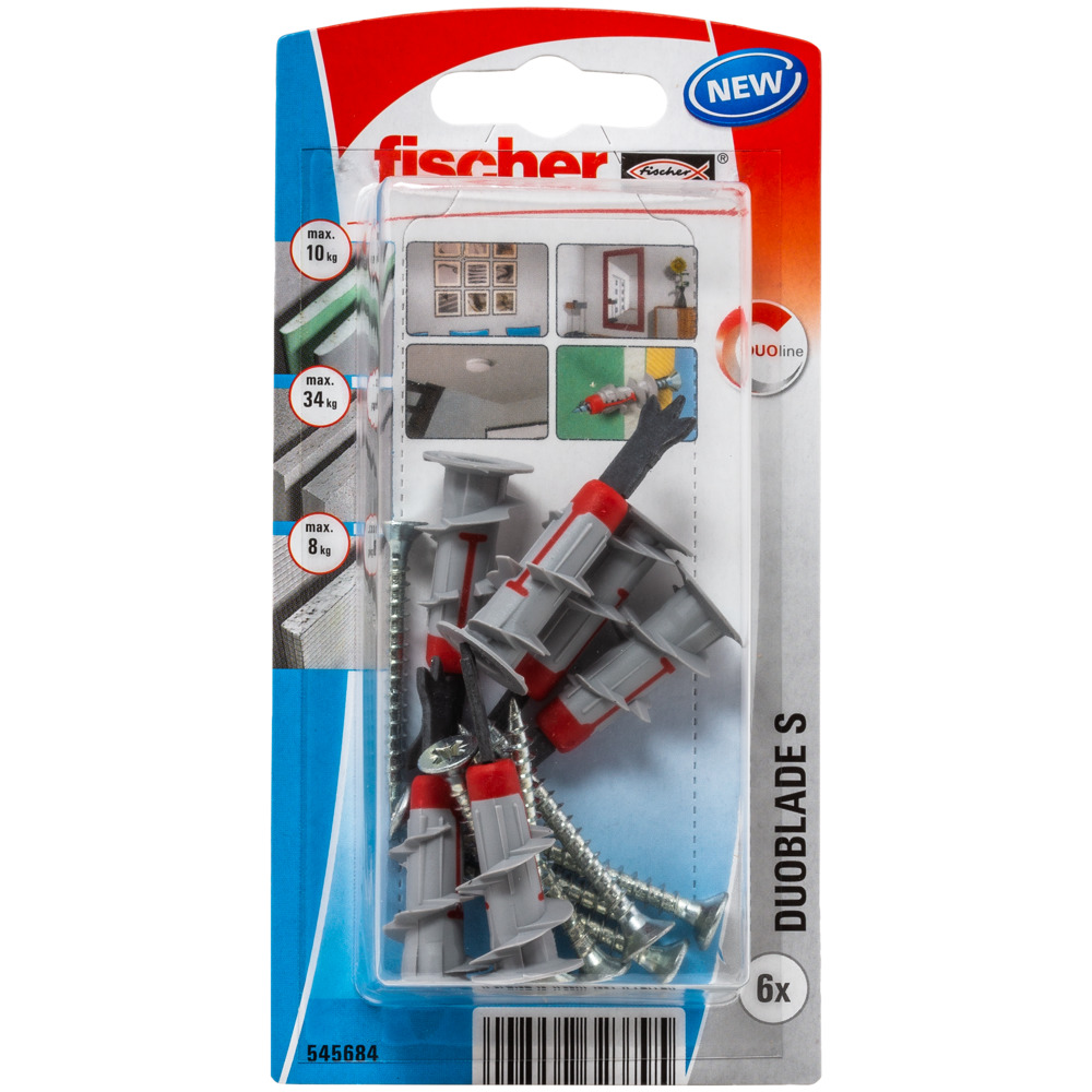 Set dibluri FISCHER Duoblade, 6 bucati