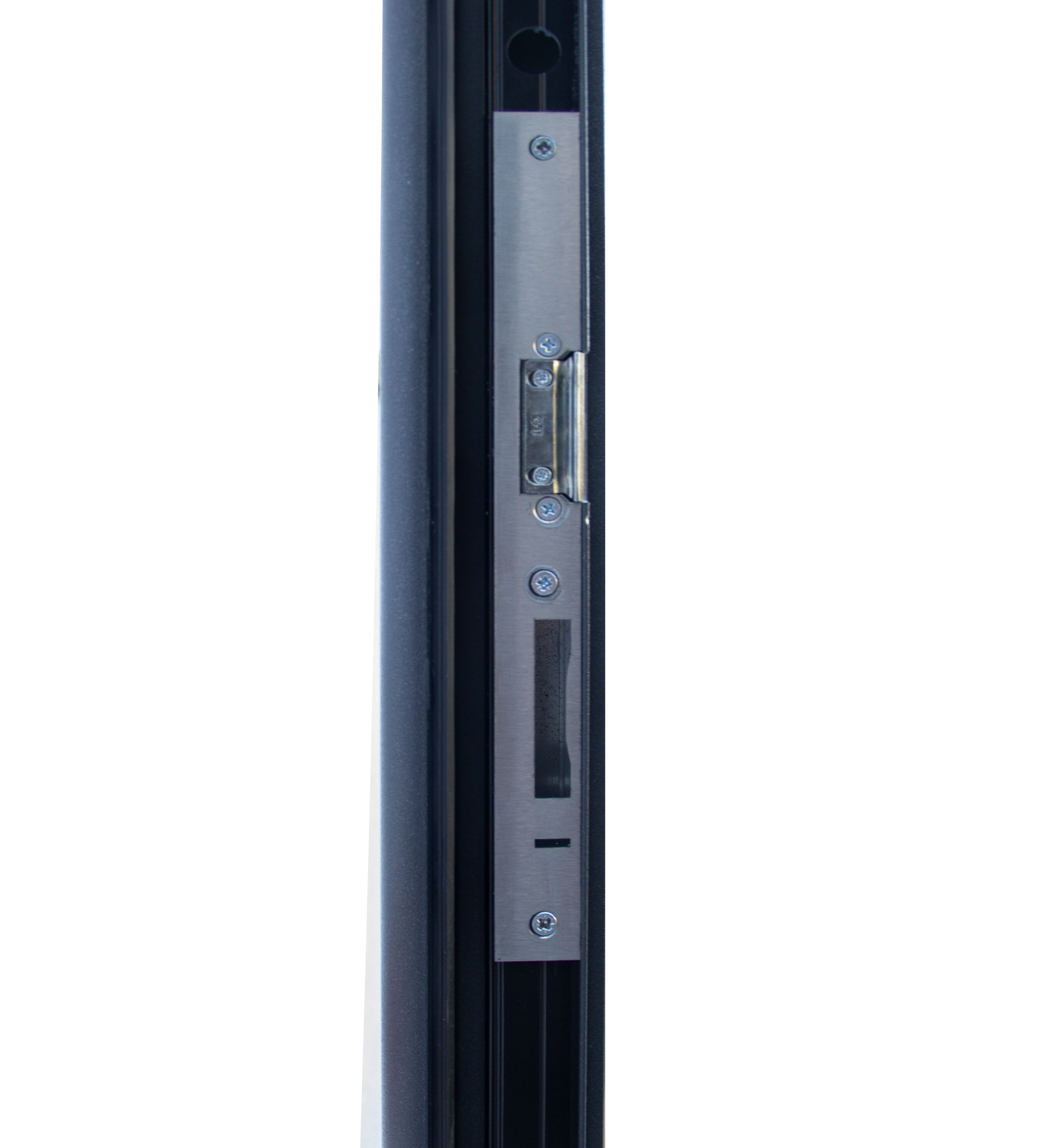 Usa exterior FORTIA Cecina, fara geam, dreapta, metal, 88 x 205 cm, nuc