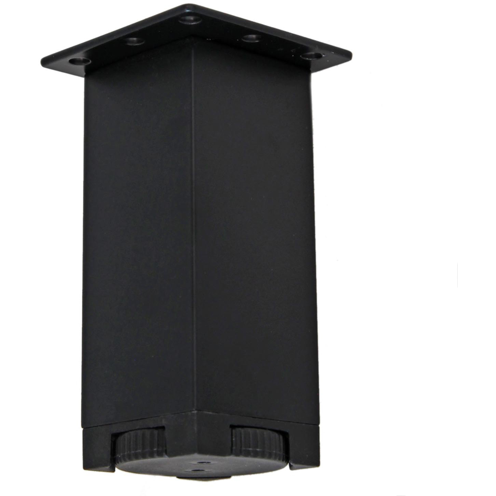 Picior reglabil, aluminiu, 40x40x1000 mm, negru, set 4 bucati