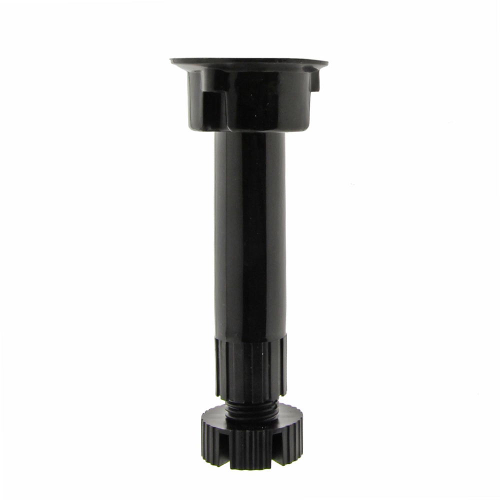 Picior baza mare mobilier, picior, 28x150 mm, negru, set 4 bucati