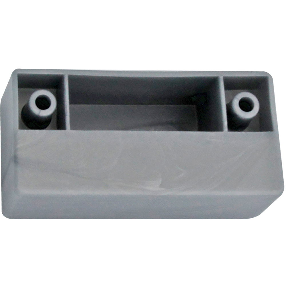 Picior, plastic, 83x40x23 mm, crom satinat, set 4 bucati